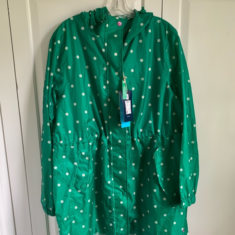 COPY - Jules Right As Rain Rain Jacket Green NEW size 12